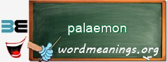 WordMeaning blackboard for palaemon